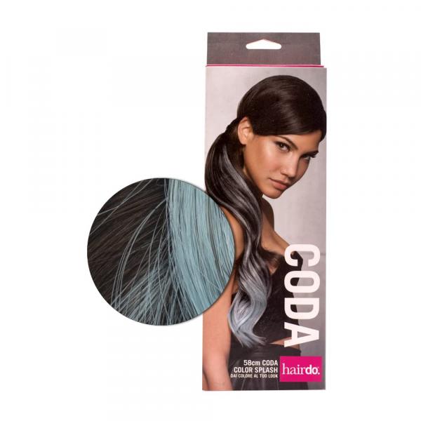 HAIRDO Pferdeschwanz Dark Chocolate/ Blue